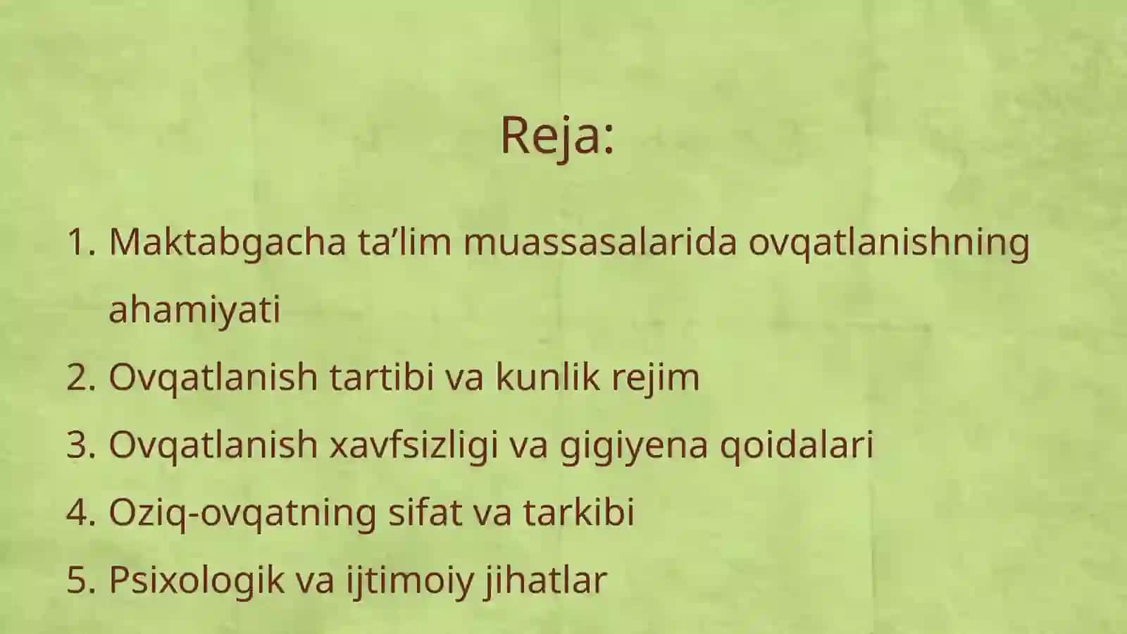 Bolalar yoshdagi ovqatlanish 2