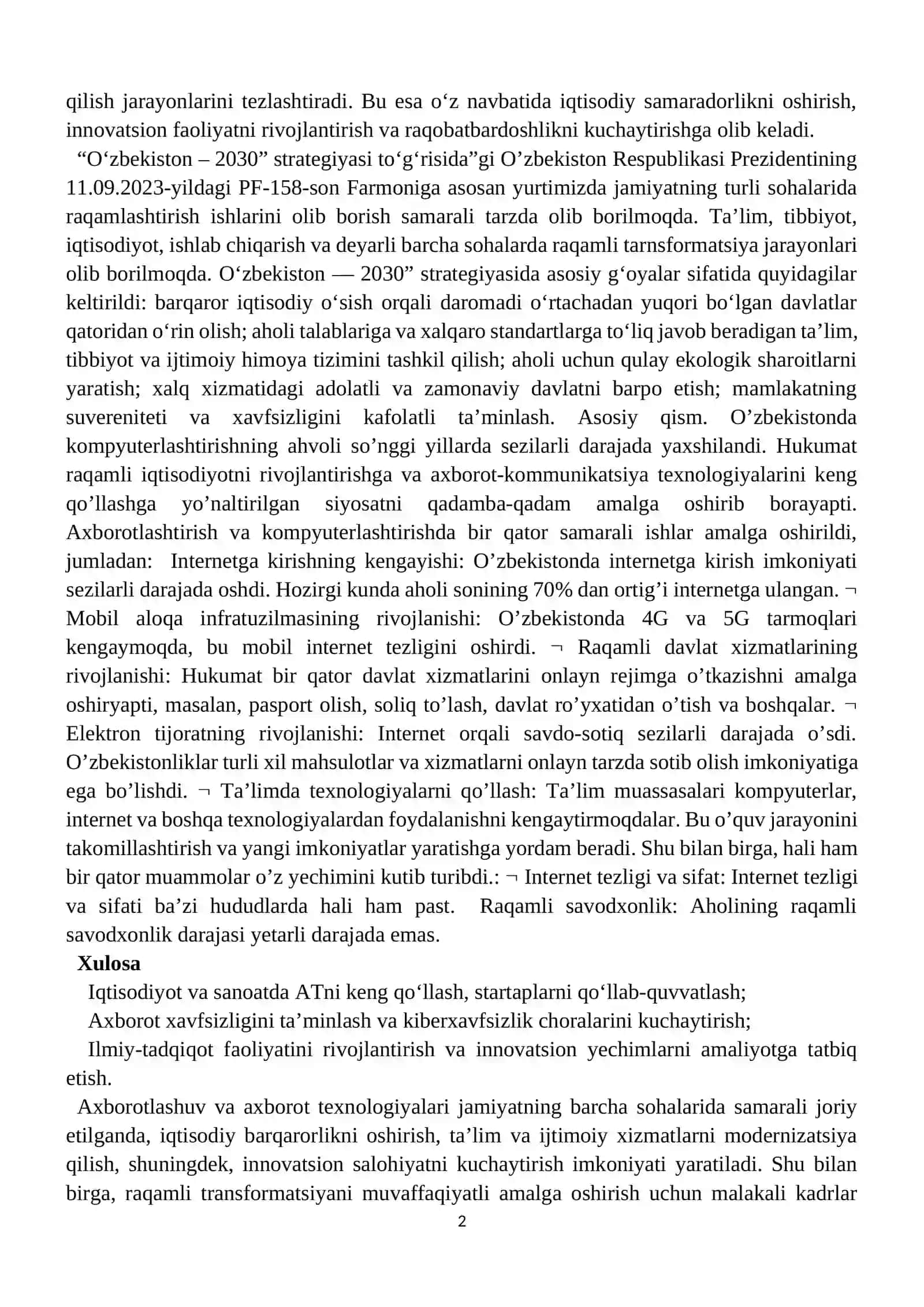 JAMIYAT TARAQQIYOTIDA AXBOROTLASHUV VA AXBOROT TEXNOLOGIYALARNING AHAMIYATI 2