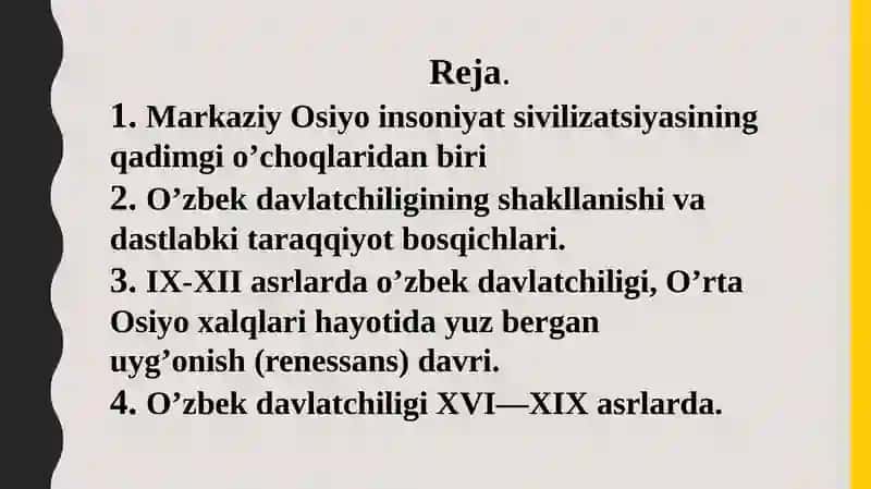 QADIMGI VA ILK O‘RTA ASRLARDAVLATCHILIGI: ASOSIY BOSQICHLARI VAO‘ZIGA XOS XUSUSIYATLARI 2