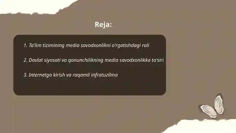 Markaziy Osiyoda media savodxonlik darajasiga ta'sir etuvchi omillar 2
