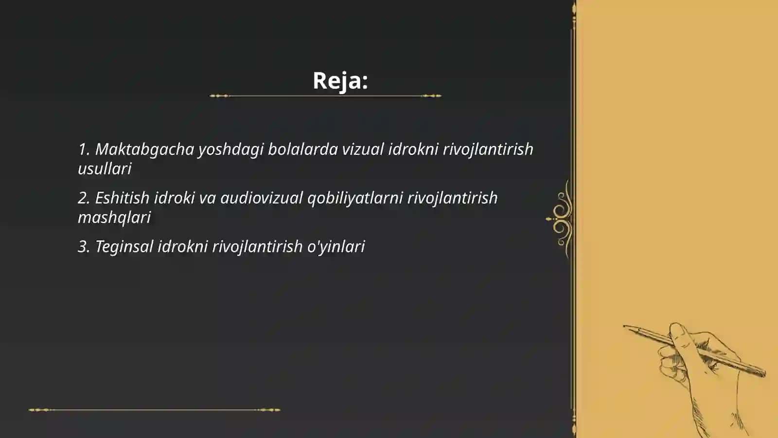 Maktabgacha yoshdagi bolalar idrokini rivojlantirish 2