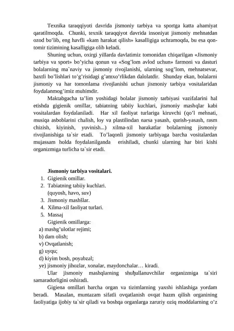 Jismоniy tarbiya vоsitalari 2