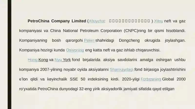 PetroChina Company Limited 2