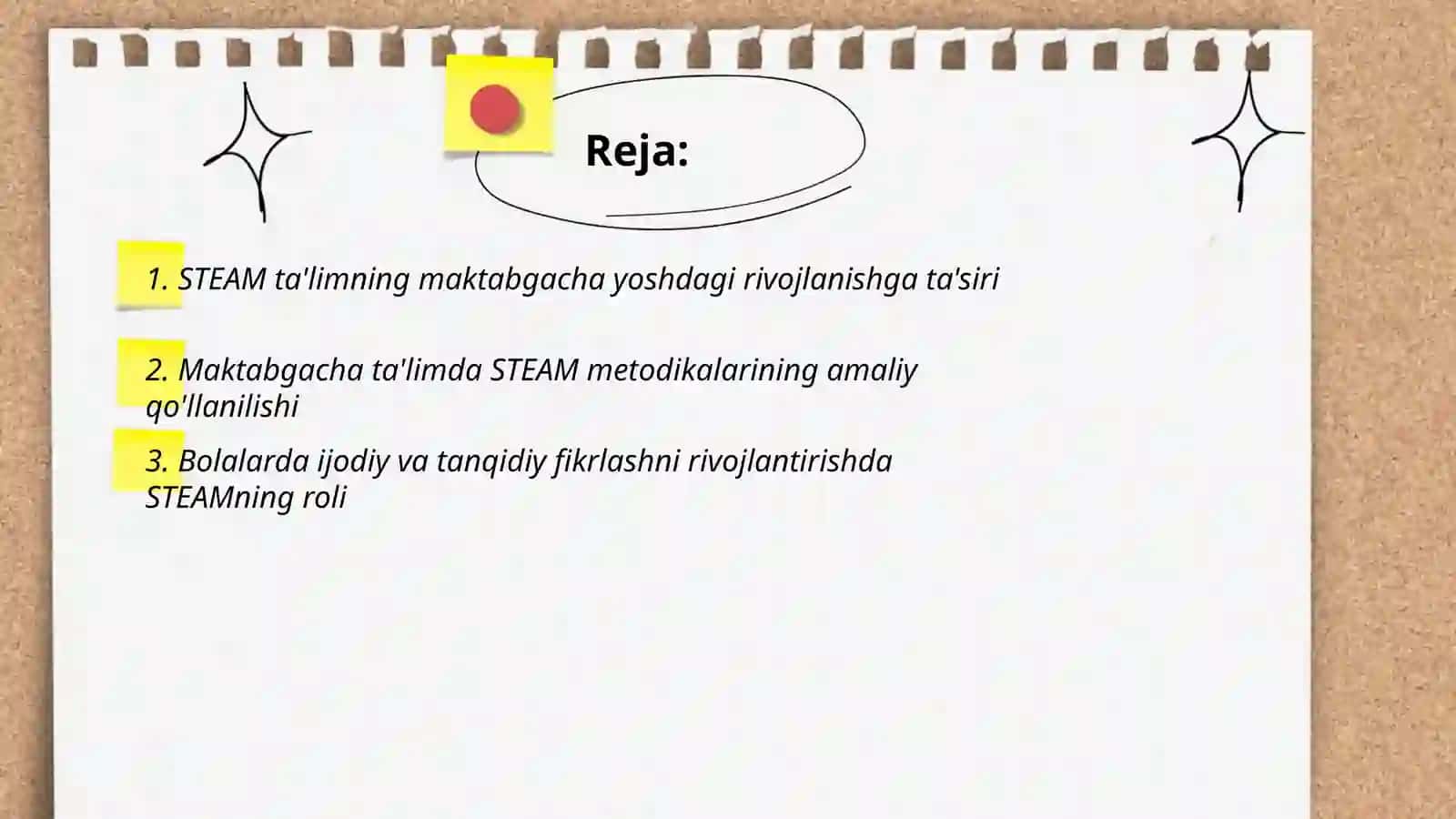 Maktabgacha talimda STEAM talim texnologiyasi ahamiyati 2