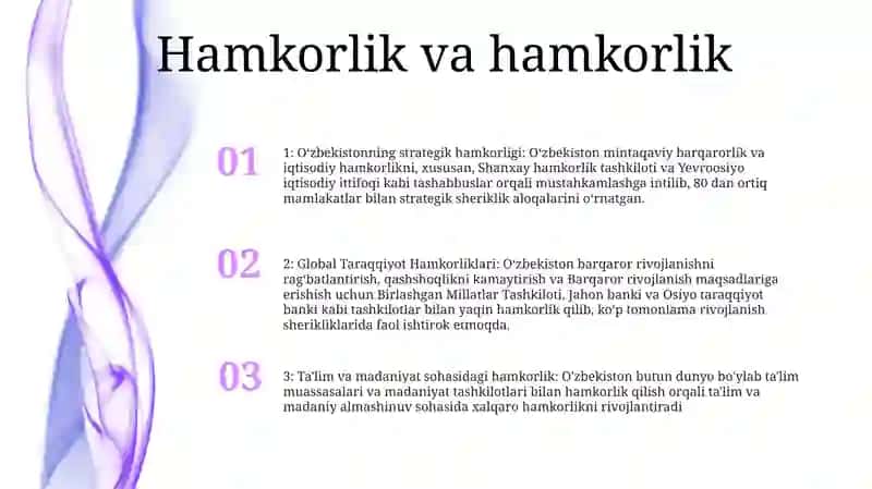 O'Zbekiston Va Jahon Hamjamiyati 2
