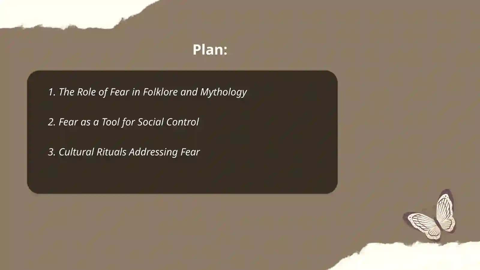 The concept of fear in cultures 2