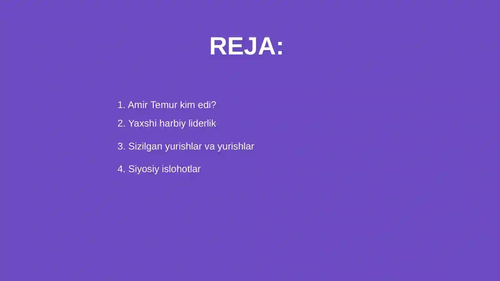 Amir Temur yutuqlari va sabablari 2