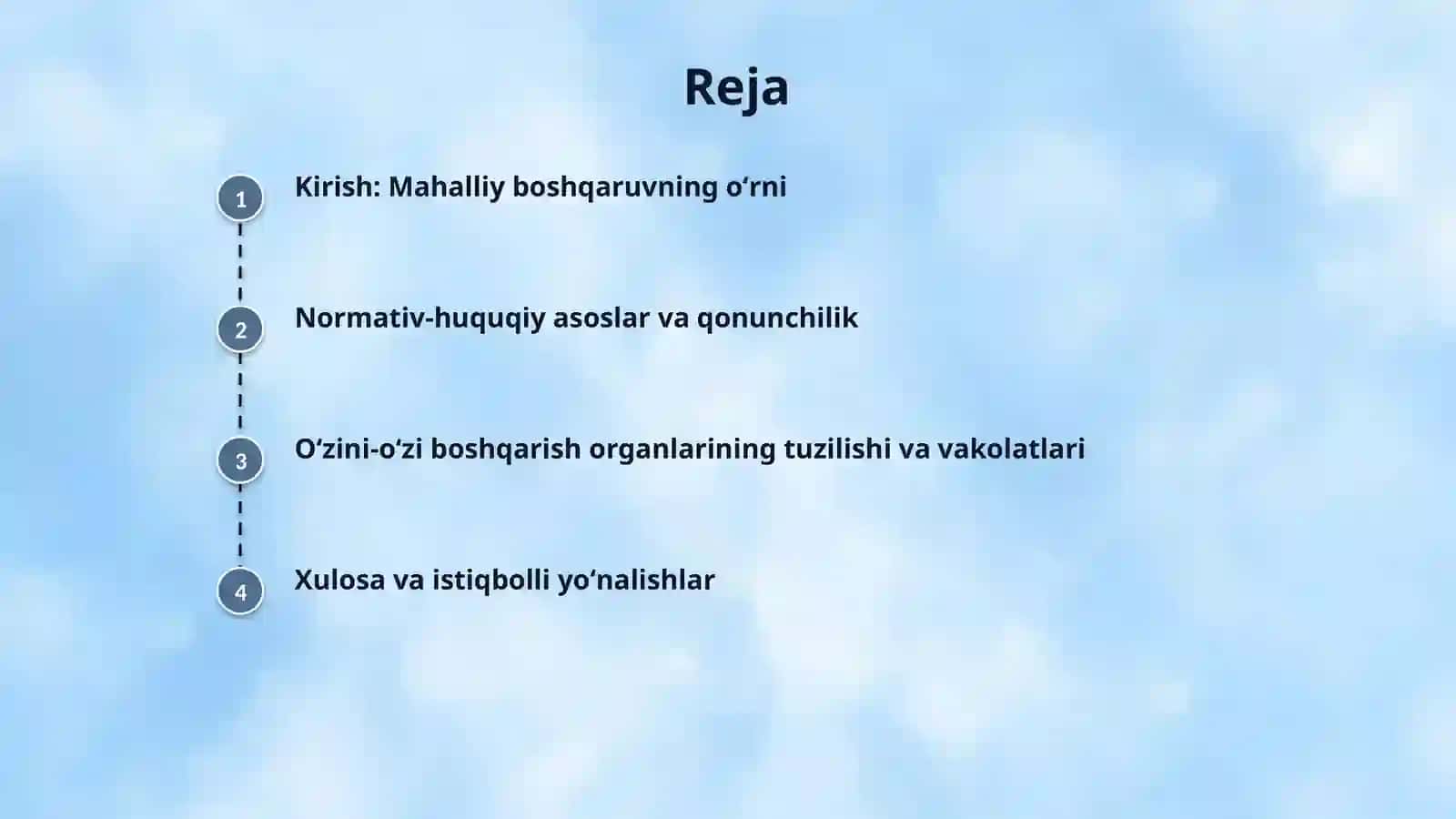 Oʻzbekiston respublikasi oʻzini-oʻzi  boshqarish organlarining tashkil etilishi 2