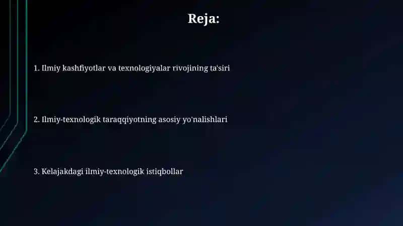 Ilmiy texnik taraqqiyot 2