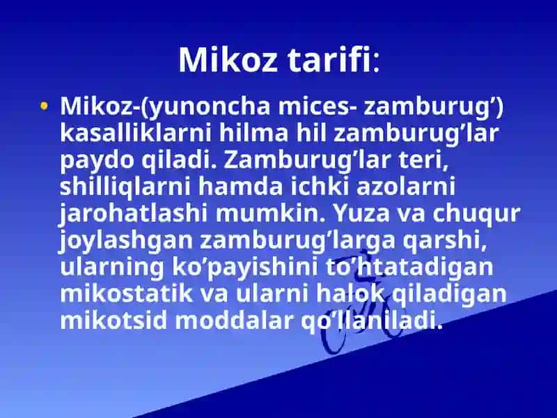 ZAMBURUG` LARGA QARSHI DORI VOSITALARINI KLINIK FARMAKOLOGIK XARAKTERISTIKASI 2