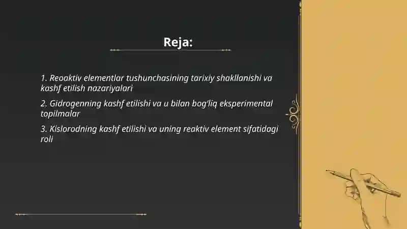 Reoaktiv elementlarning kashf etilishi 2