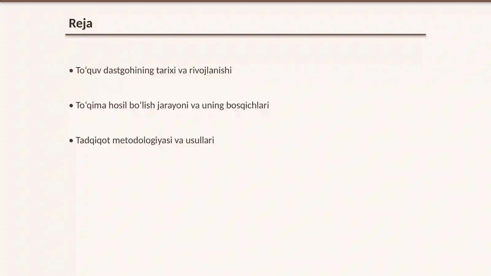 To‘quv dastgohida to‘qima hosil bo‘lish jarayonida tadqiqot o‘tkazish (to’qimachilik) 2