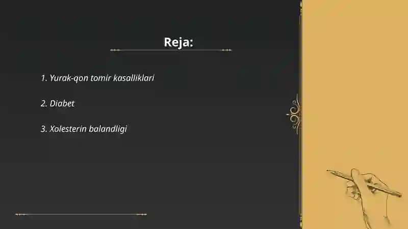 Yurak-qon tomir kasalliklari 2