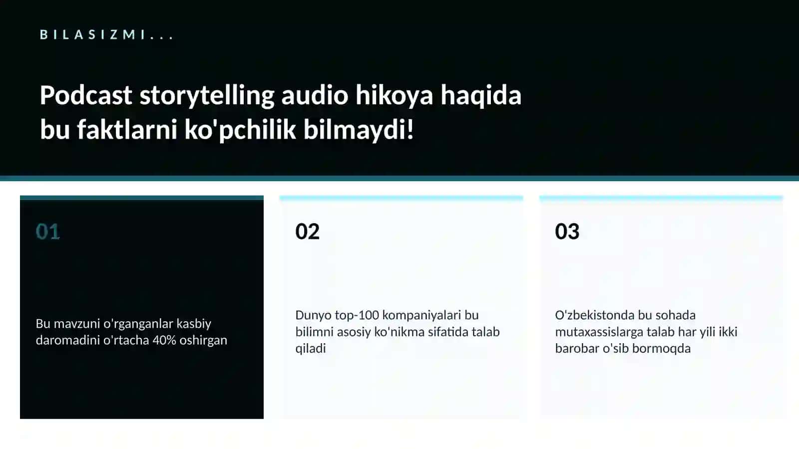 Podcast storytelling audio hikoya 2