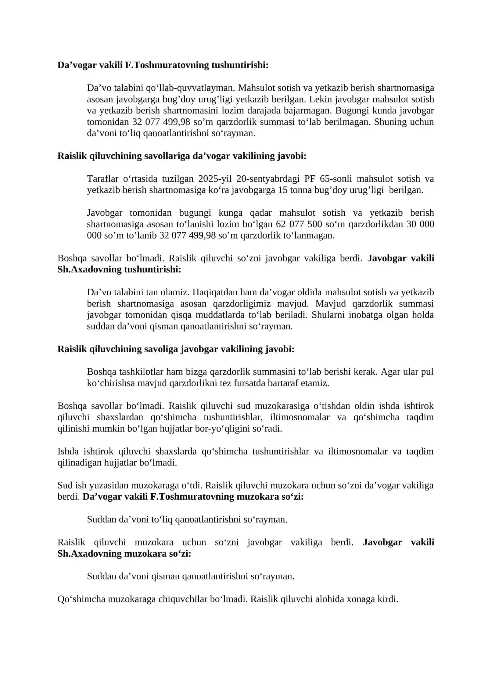 Sud majlisi bayonnomasi 2