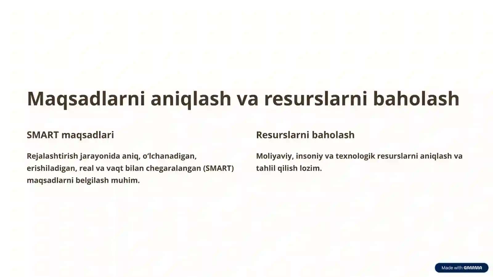 Sog‘liqni saqlashni rejalashtirish: Asosiy tushunchalar va usullar 2