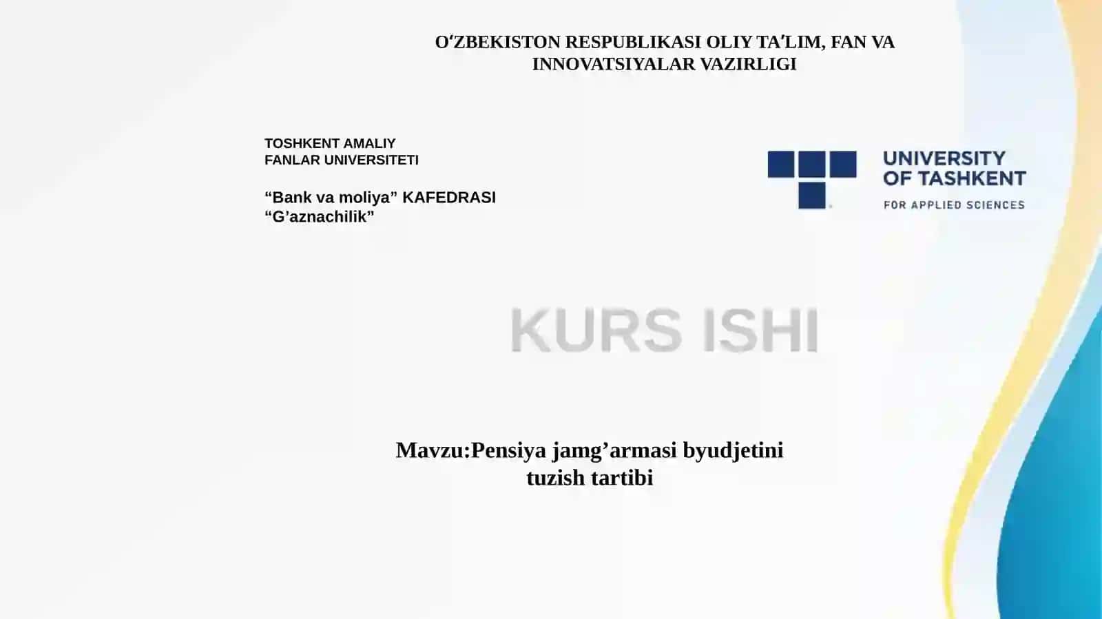 Pensiya jamg’armasi nazariy va amaliy asoslari 2