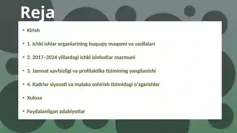 ICHKI ISHLAR ORGANLARIDA AMALGA OSHIRILGAN ISLOHOTLAR 2