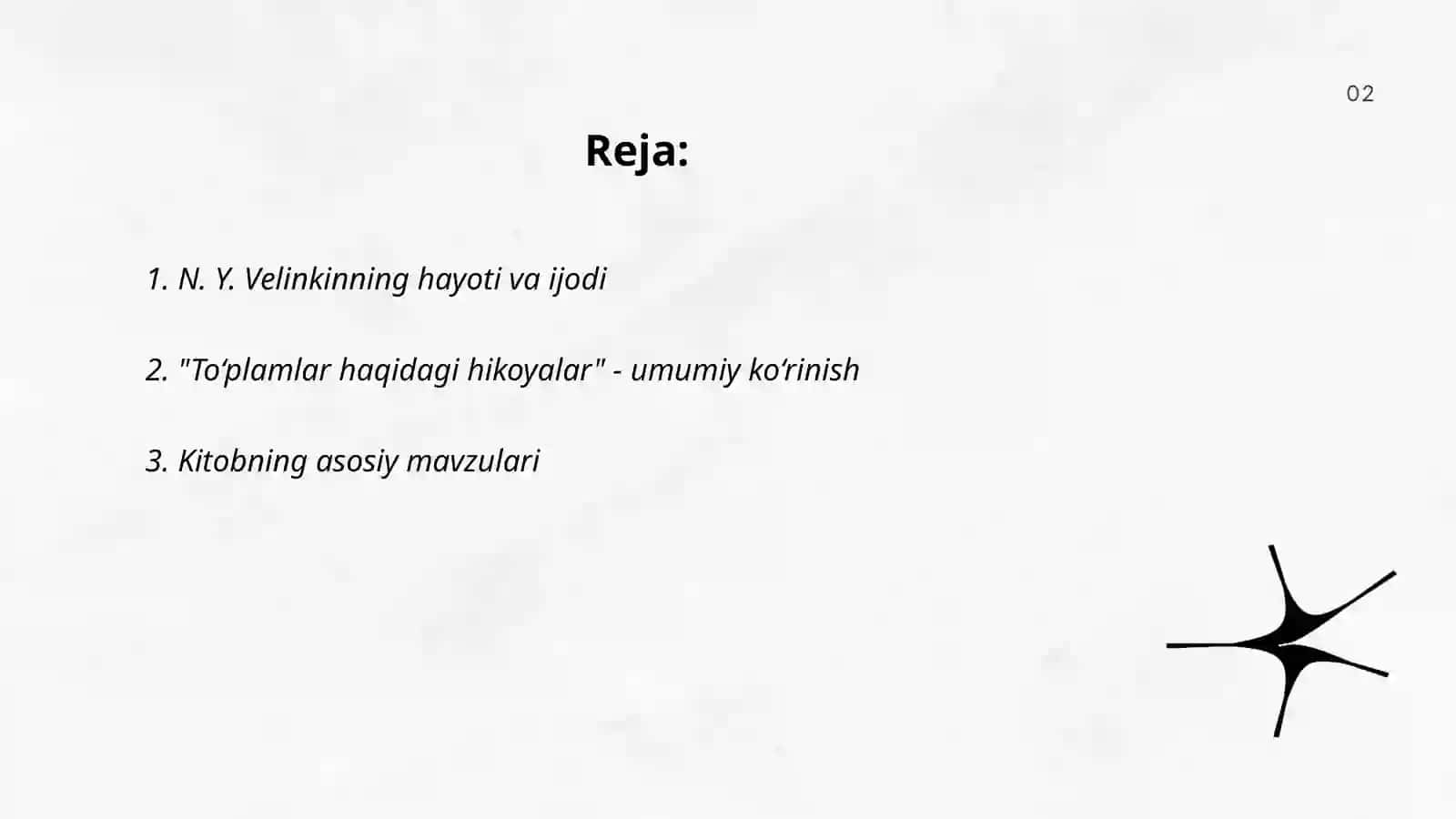 "To‘plamlar haqidagi hikoyalar" kitobi haqida umumiy ma'lumot 2