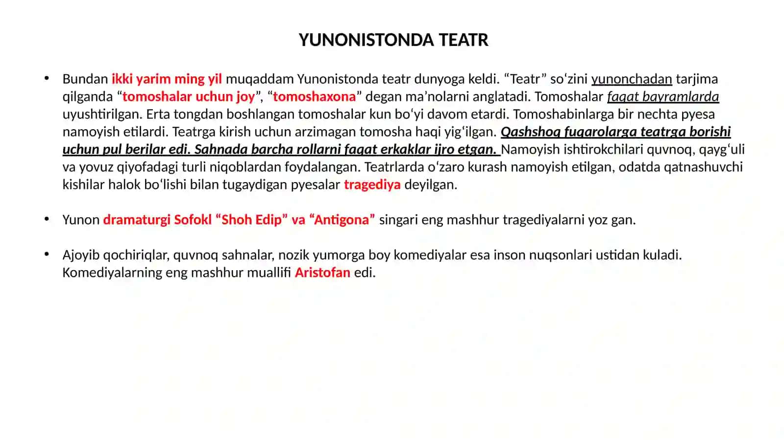 Qadimgi Yunoniston madaniyati 2