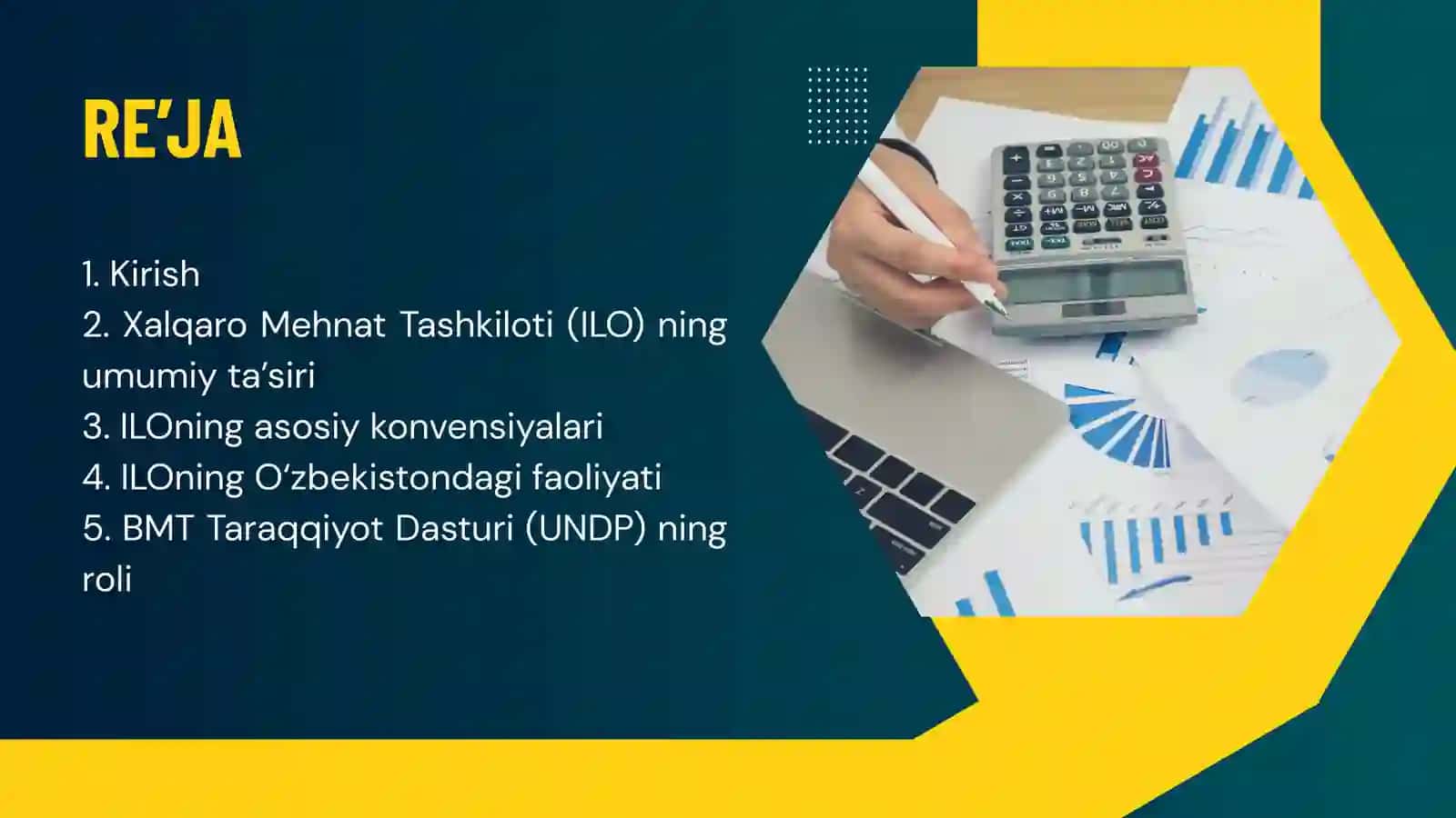 Mehnat siyosati va xalqaro tashkilotlar 2