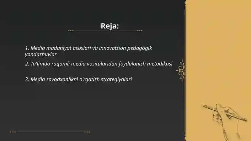 Media madaniyat va innovatsion pedagogika 2