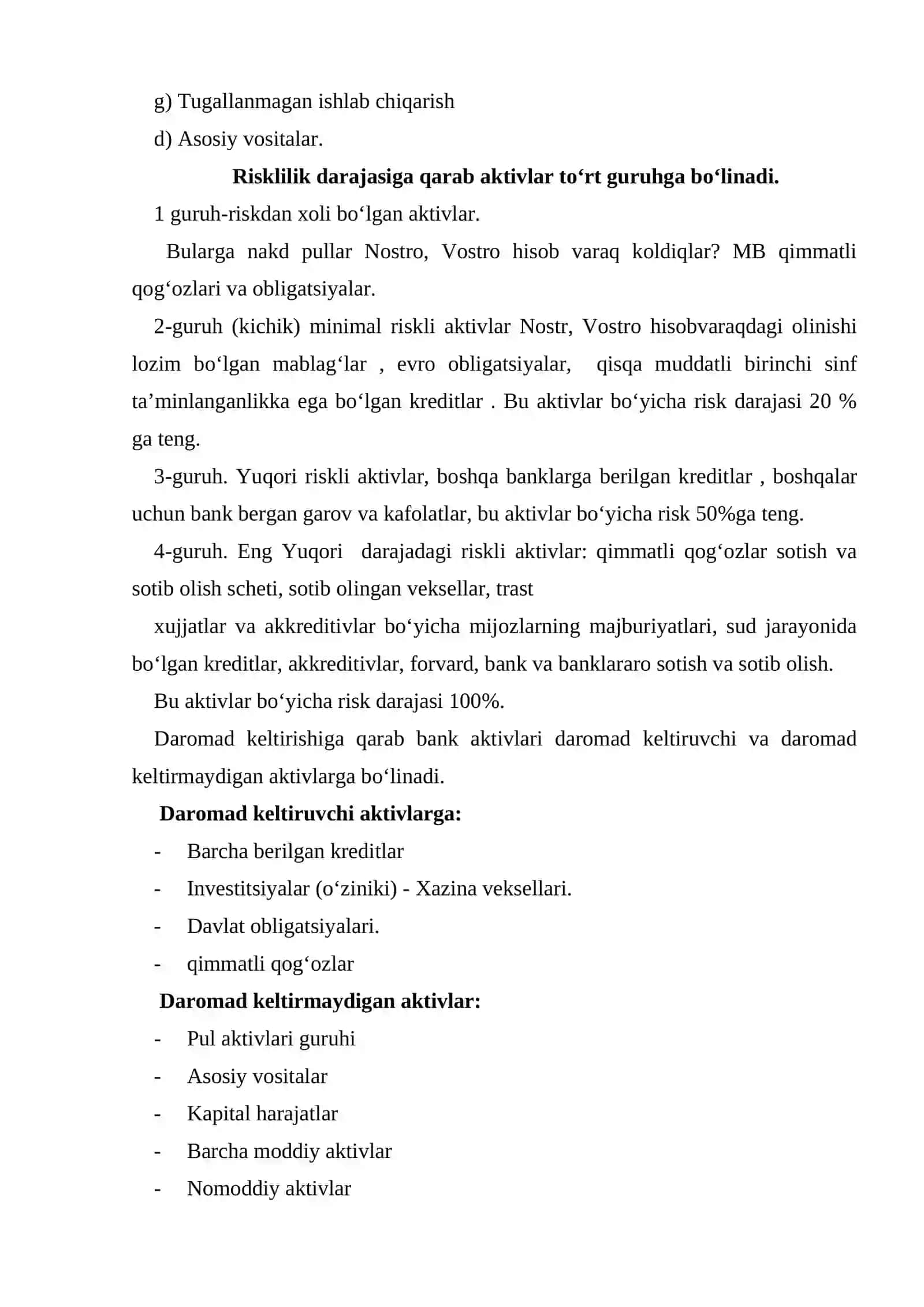Xalqaro tijorat banklarida bozor risklarini boshqarish: xedjlash amaliyoti va vositalari global tarmoq sharoitida 2