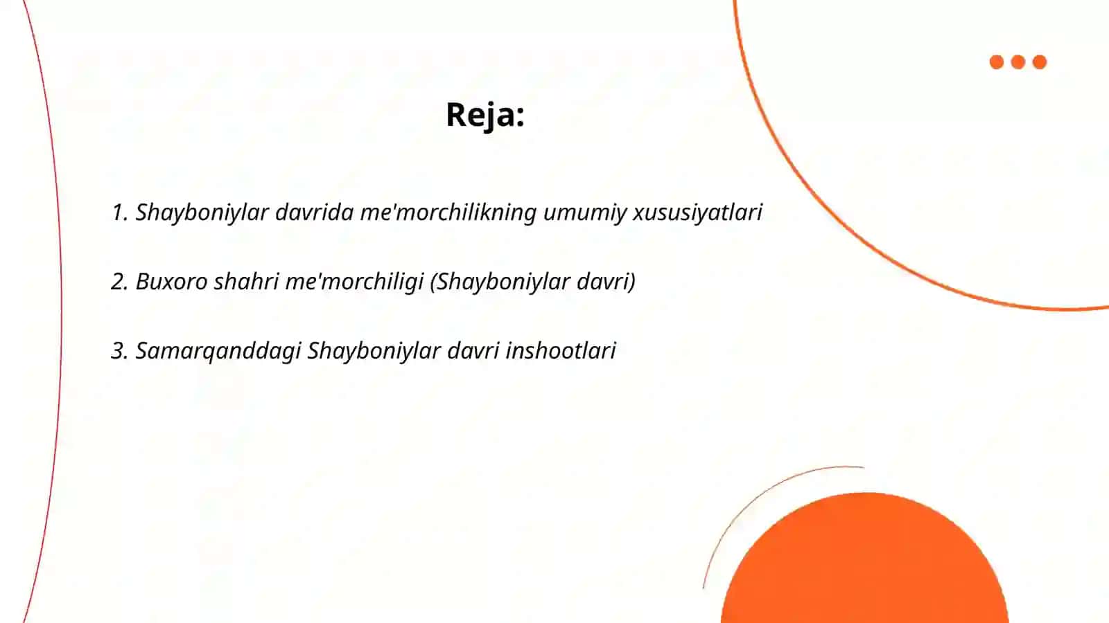 Shayboniylar davrida me'morchilik 2