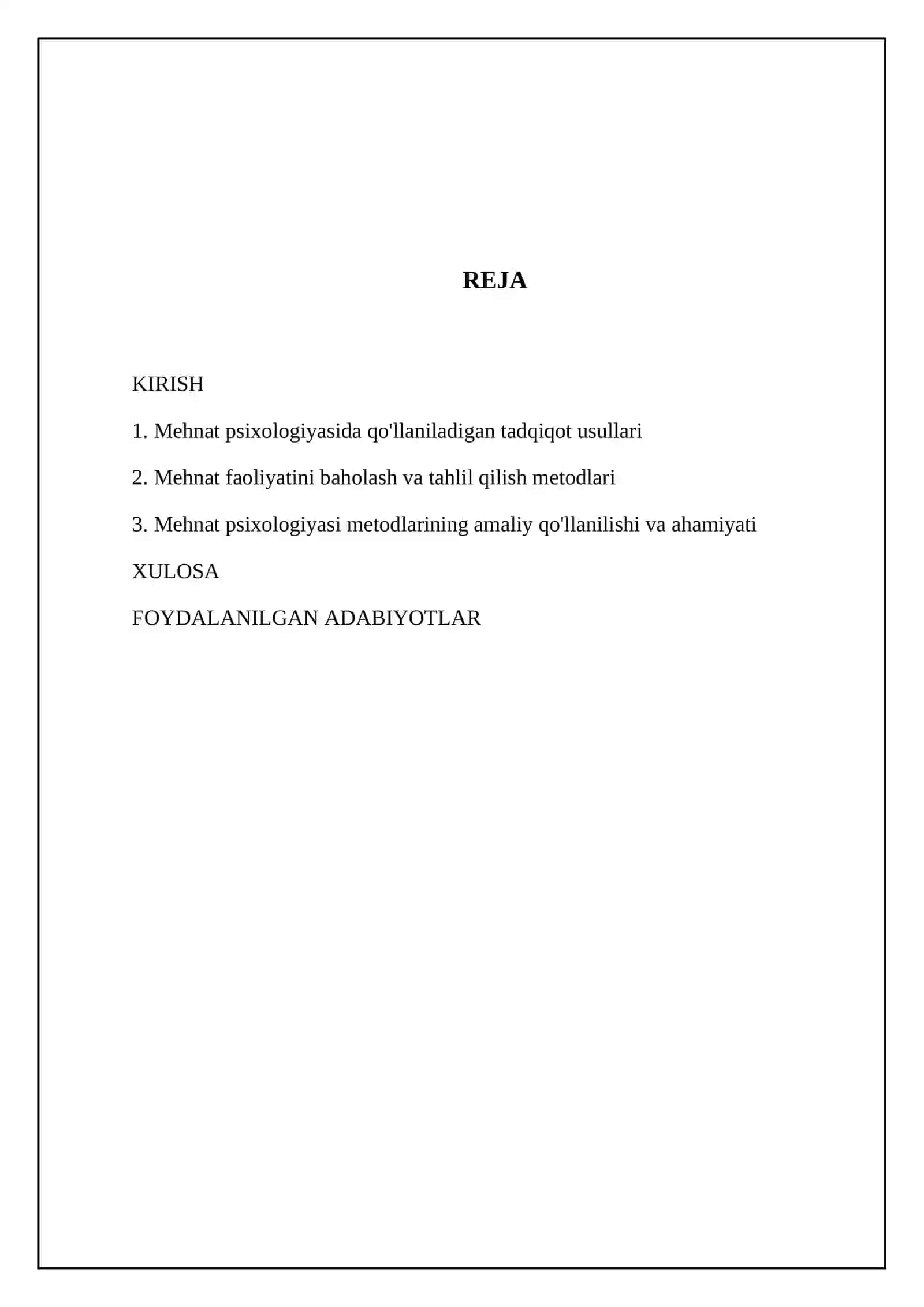 Mehnat psixologiyasi metodlari va ularning mohiyati 2