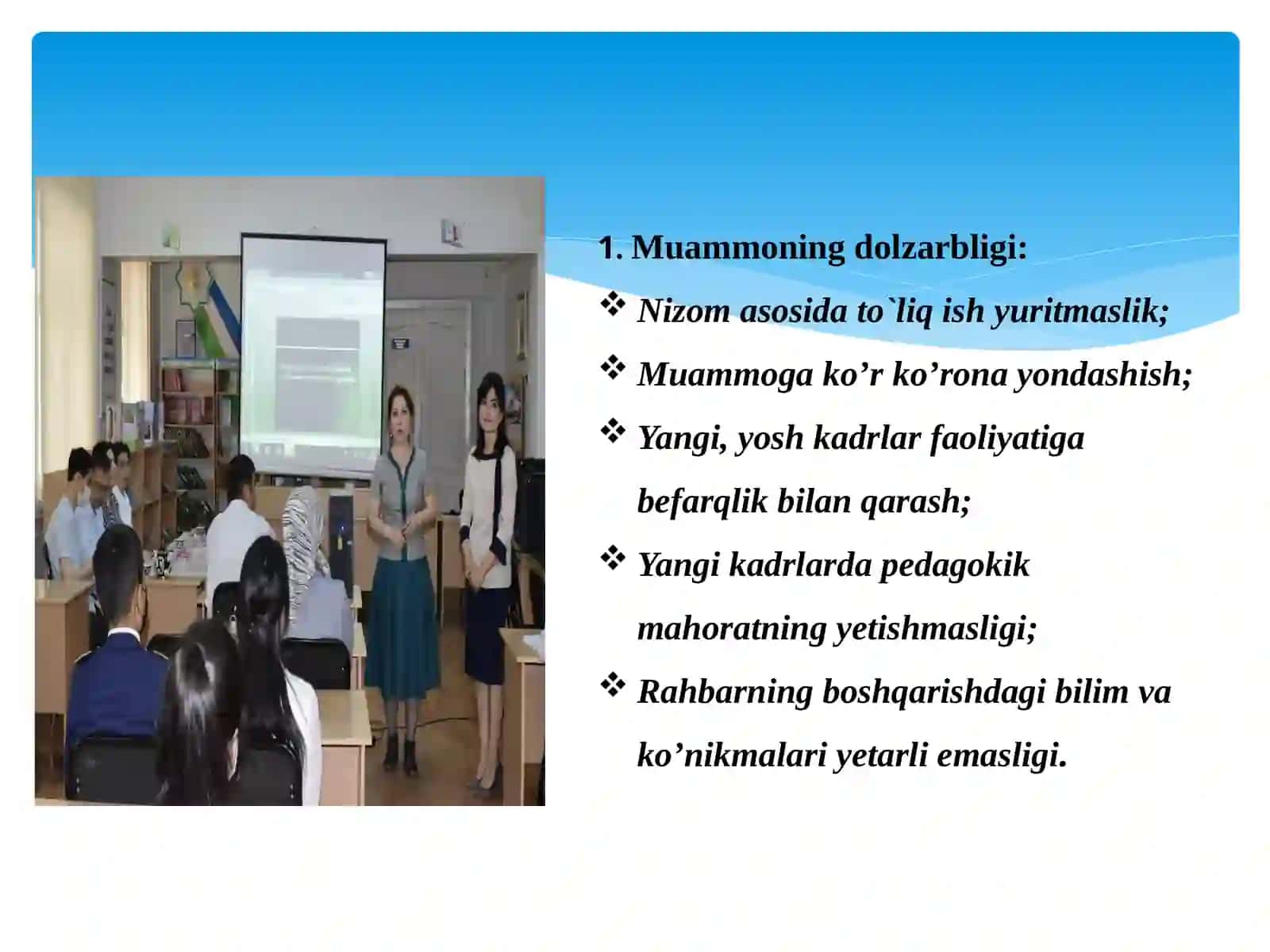 Maktabda Ustoz-shogird tizimini yo'lga qo'yish 2
