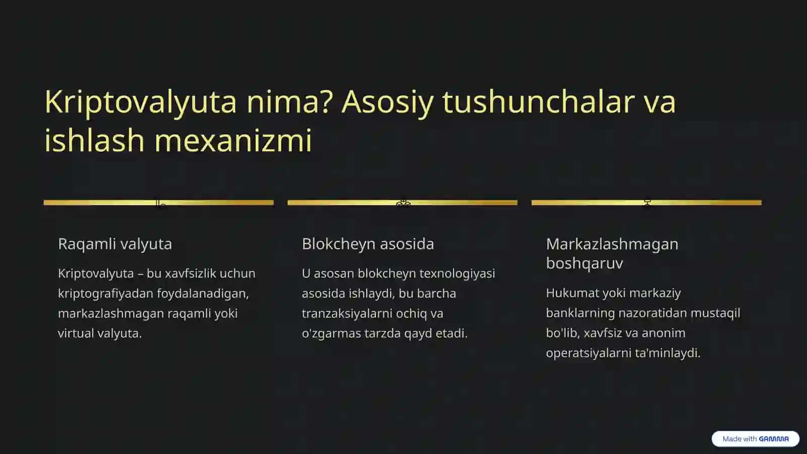 Kriptovalyuta va tokenizatsiya: Iqtisodiyotning yangi davri 2