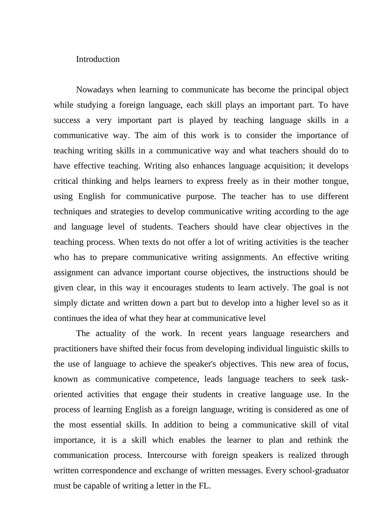 WRITING STRATEGIES FOR ANALYSIS IN HIGHER EDUCATION 2