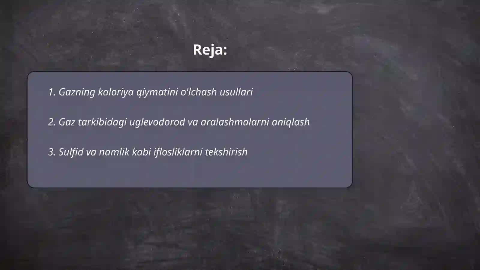 Gazning kaloriya qiymatini o‘lchash usullari 2
