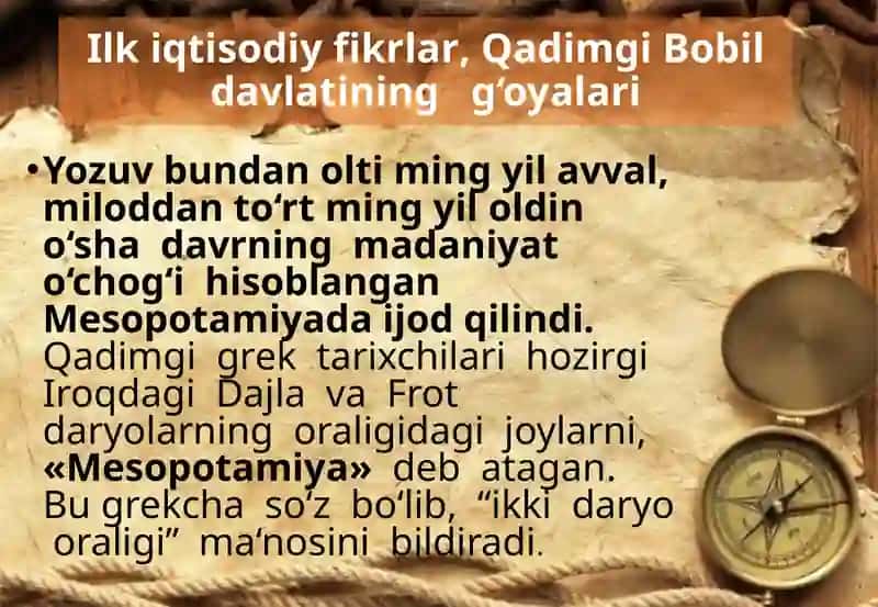 QADIMGIDUNYOIQTISODIYTA‘LIMOTLARI 2