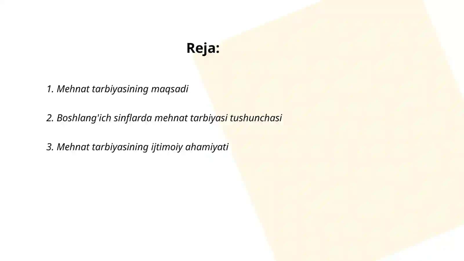 Boshlangich sinflarda mehnat tarbiyasining vazifalari 2