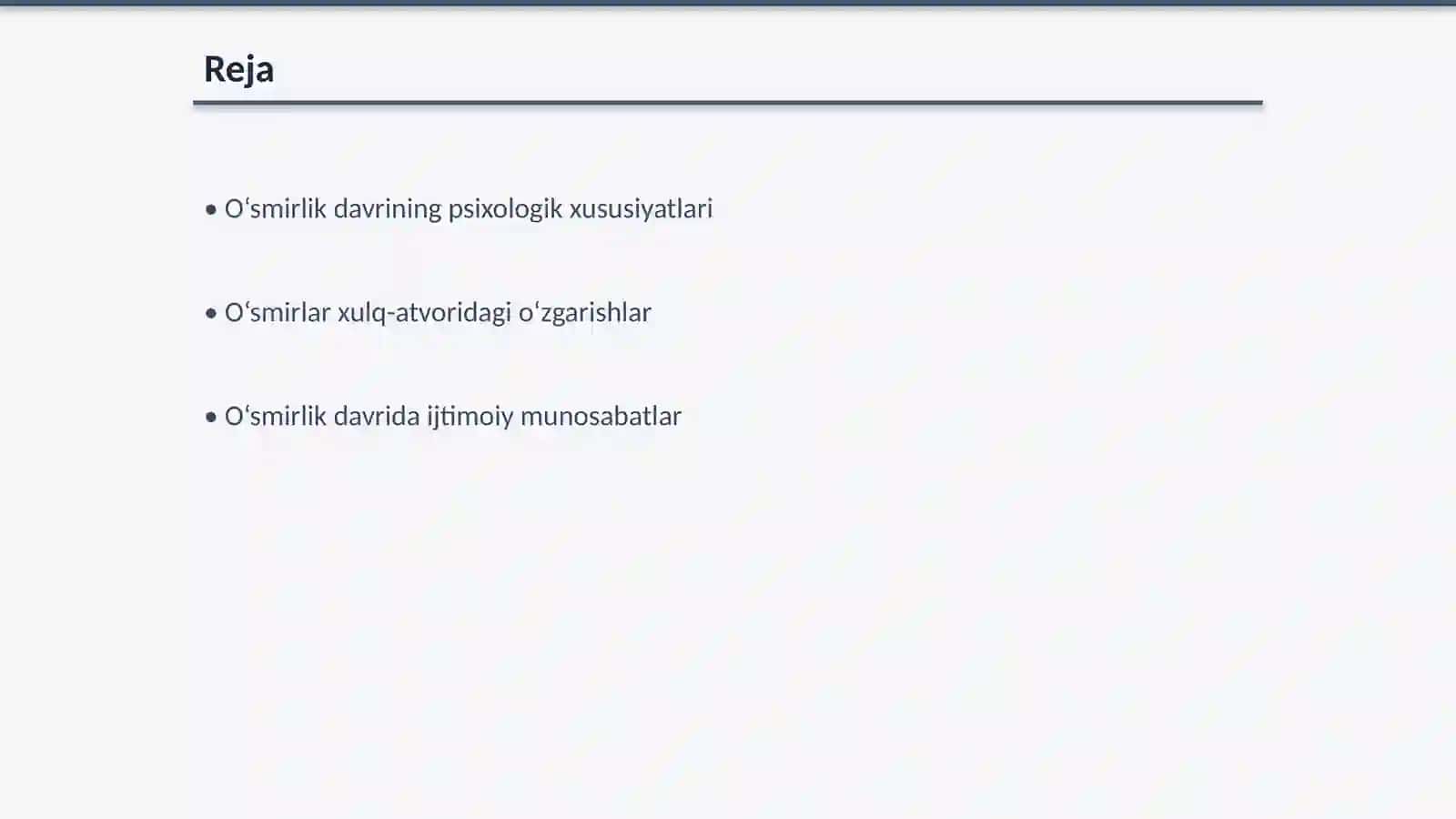 O‘smirlik yoshidagi o‘quvchilarning xulq-atvori xususiyatlari 2