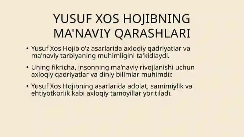 Yusuf Xos Hojib, Mahmud Qoʻshgʻariy va Ahmad Yugnakiyning Taʼlimiy-axloqiy Qarashlari 2