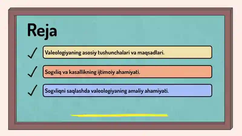 Valeologiya asoslari. Sog‘liq va kasallikning ijtimoiy axamiyati 2