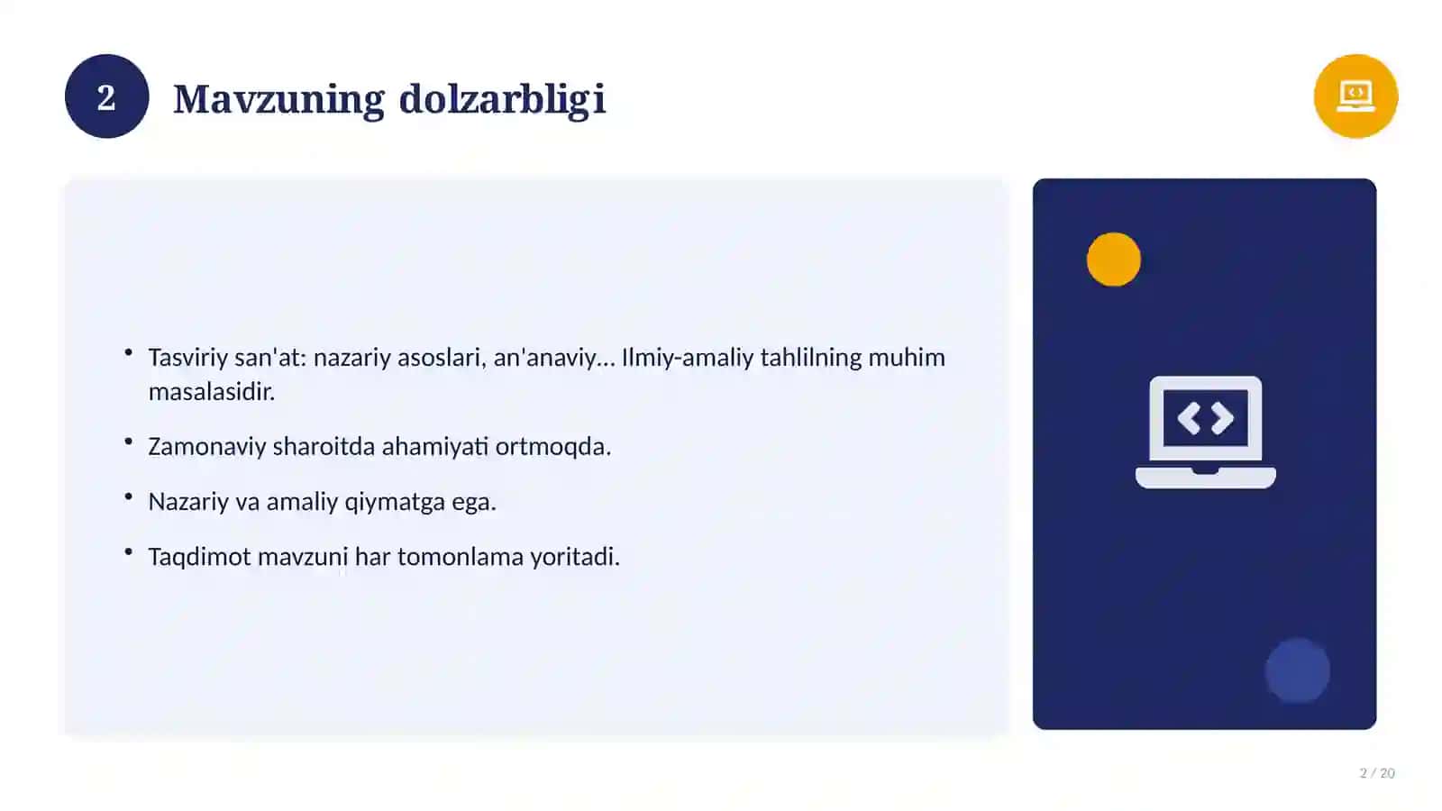 Tasviriy san'at: nazariy asoslari, an'anaviy yondashuvda 2