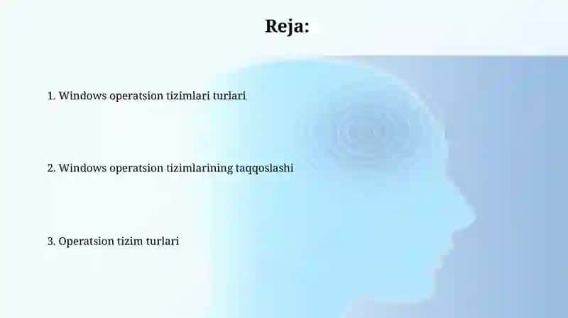 Windows operatsion tizimlari 2