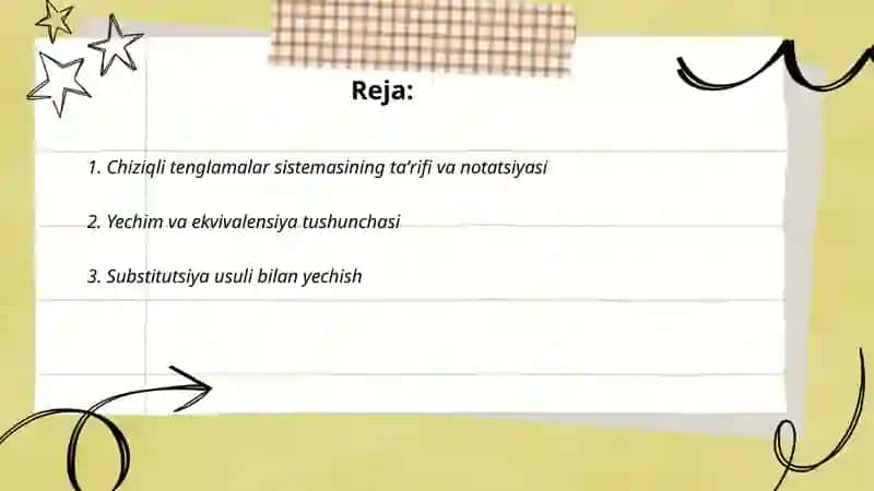 Chiziqli tenglamalar sistemasini yechish 2