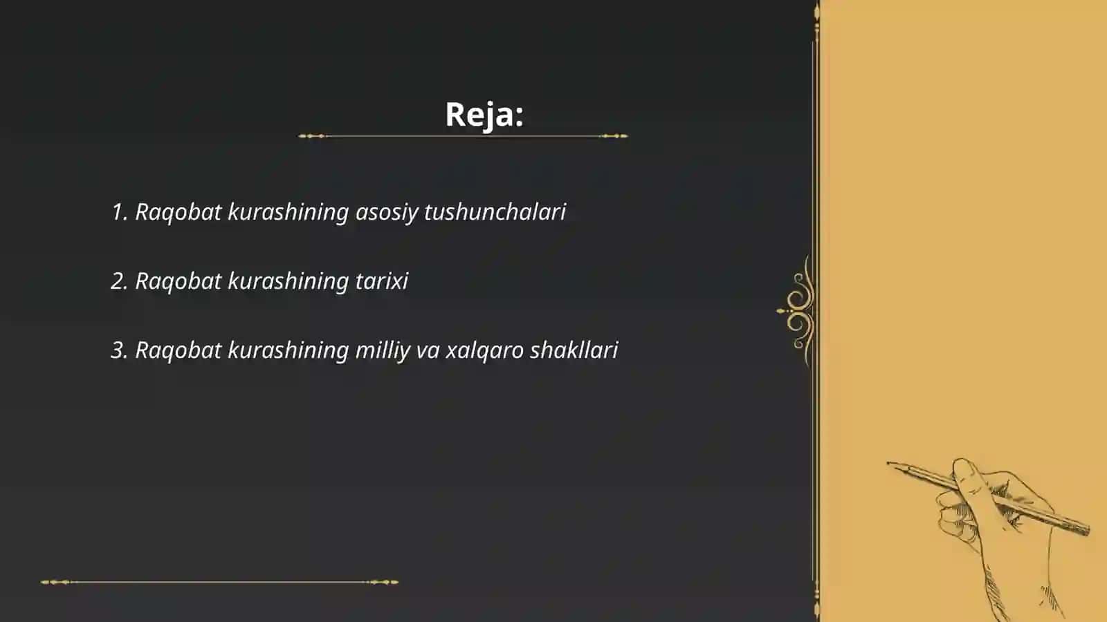 Raqobat kurashining shakllari va usullari 2