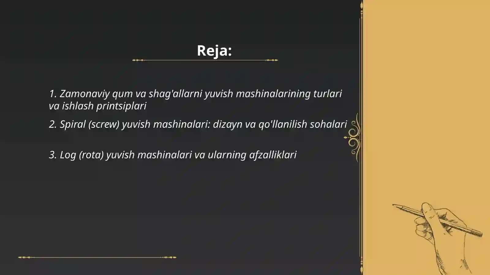 Zamonaviy qum va shag'allarni yuvish uchun mashinalar 2