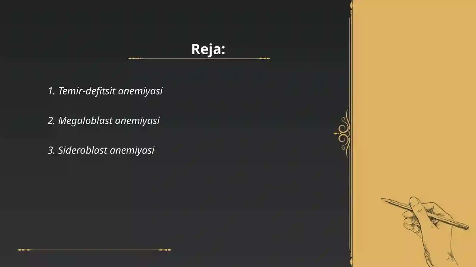 Anemiya turlari 2