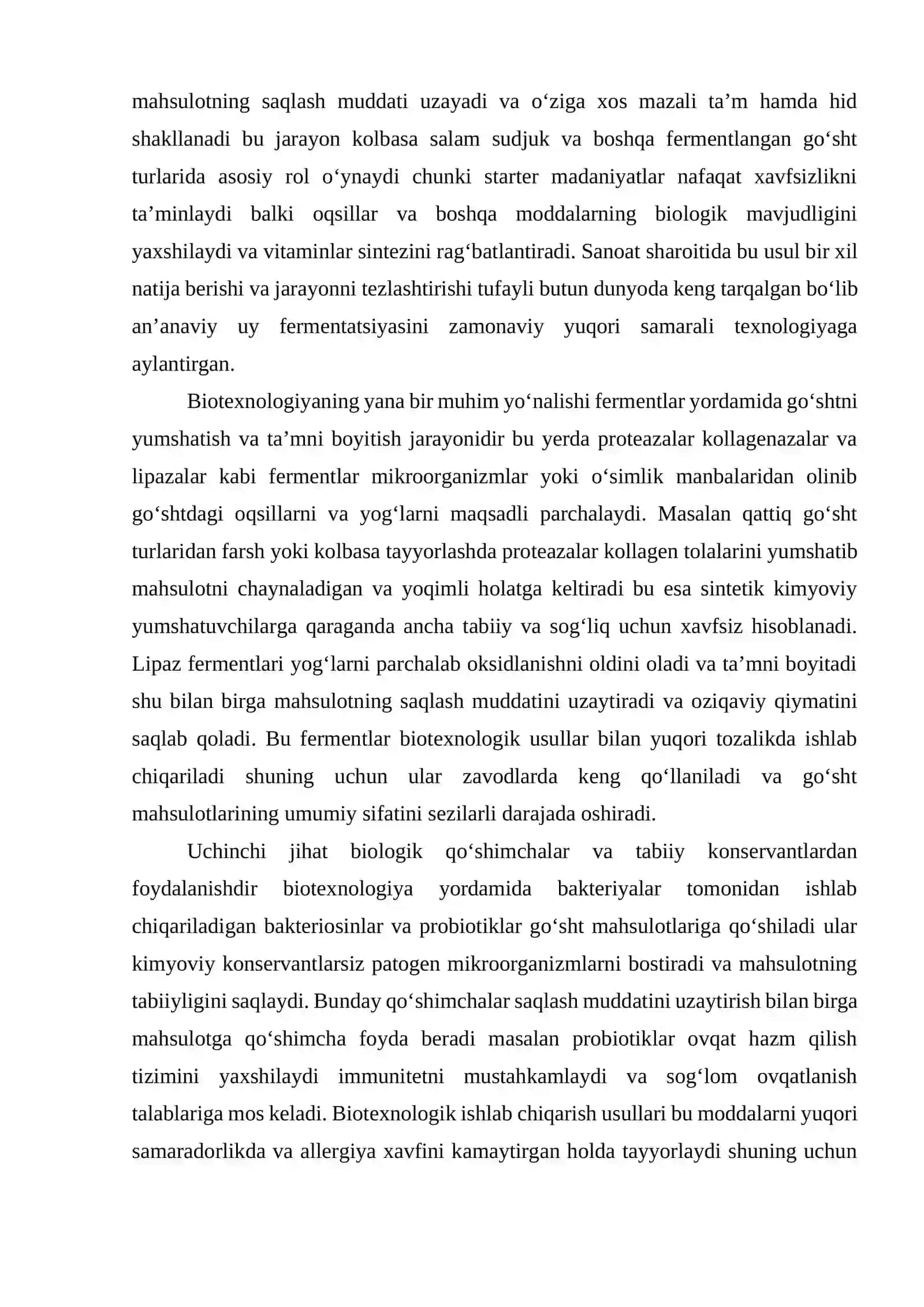Go‘sht mahsulotlari ishlab chiqarishda biotexnologiyaning roli 2