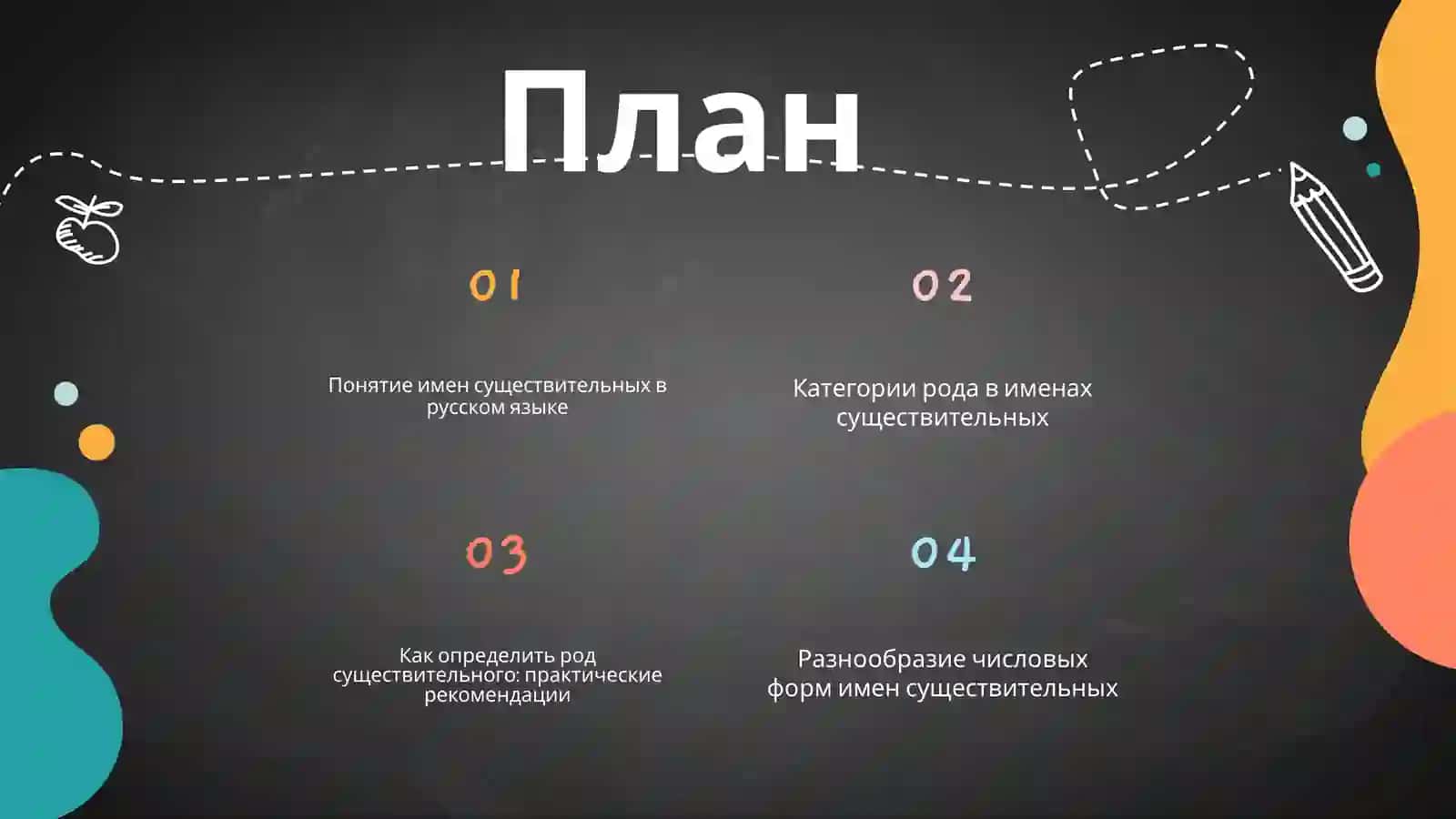 Понятие имен существительных в русском языке 2
