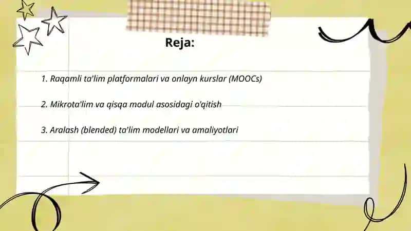 Uzluksiz ta'limdagi tendensiyalar va zamonaviy yondashuvlar 2