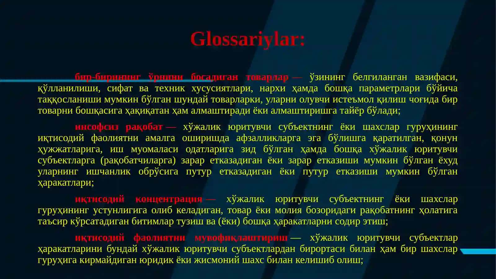 Tadbirkorlik faoliyati ning davlat tomonidan tartibga solinishi 2