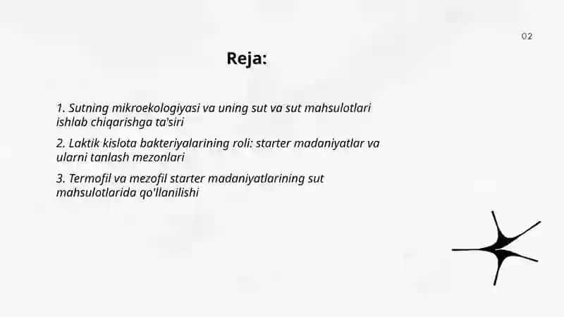 Sutning mikroekologiyasi va uning sut va sut mahsulotlari ishlab chiqarishga ta'siri 2
