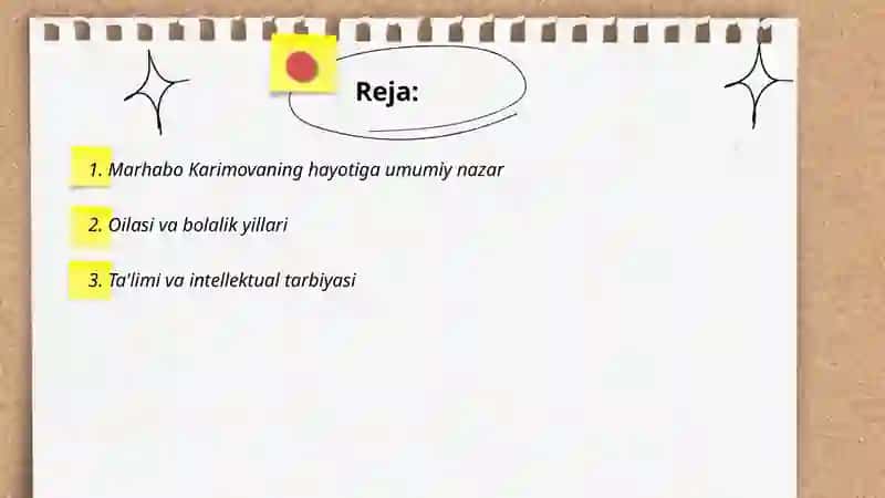 Marhabo Karimova hayoti va ijodi 2